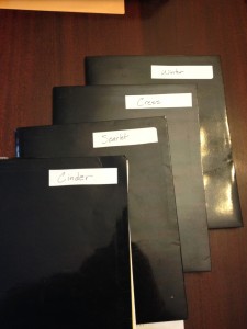 black folder